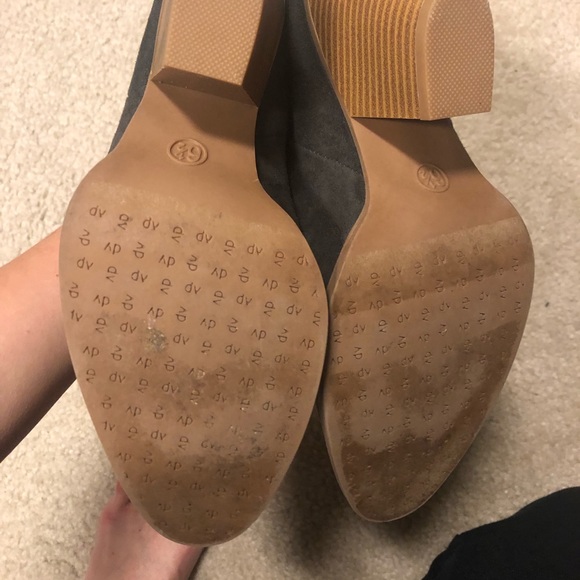 Gray backless booties - Picture 4 of 4